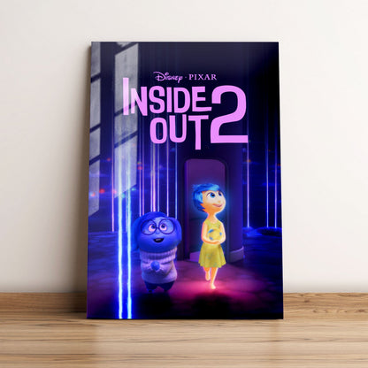Inside Out 2 Movie Metal Poster