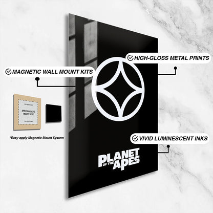 Flex Designs Metal Poster Planet of the Apes Franchise 16 x 24" Home Goods - Movie  Movie Metal Poster