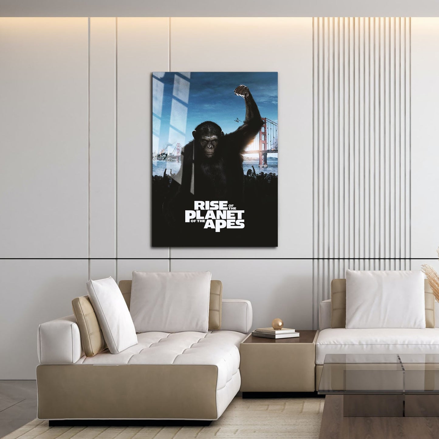 Flex Designs Metal Poster Rise of the Planet of the Apes 16 x 24" Home Goods - Movie 2011 Movie Metal Poster