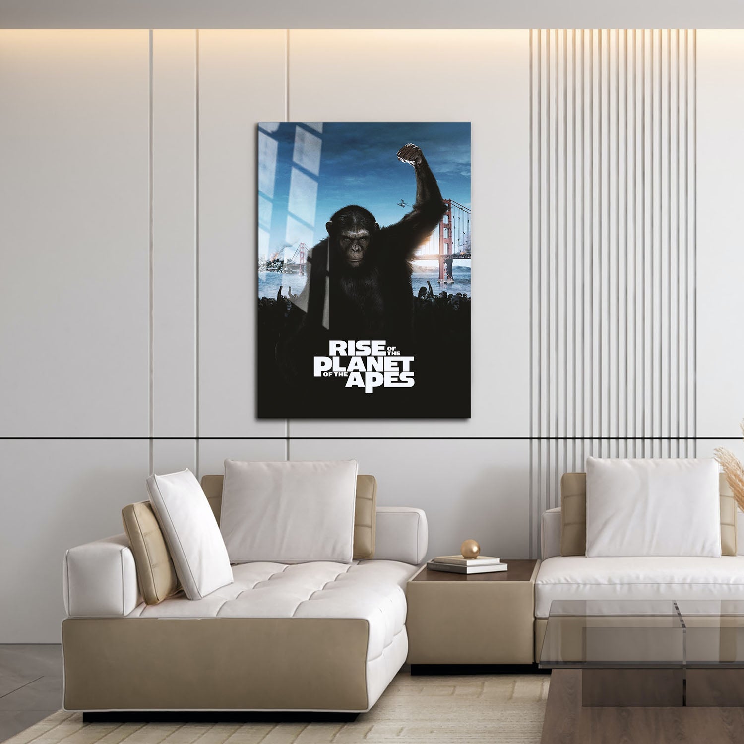 Flex Designs Metal Poster Rise of the Planet of the Apes 16 x 24" Home Goods - Movie 2011 Movie Metal Poster