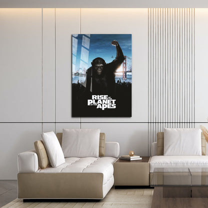 Flex Designs Metal Poster Rise of the Planet of the Apes 16 x 24" Home Goods - Movie 2011 Movie Metal Poster