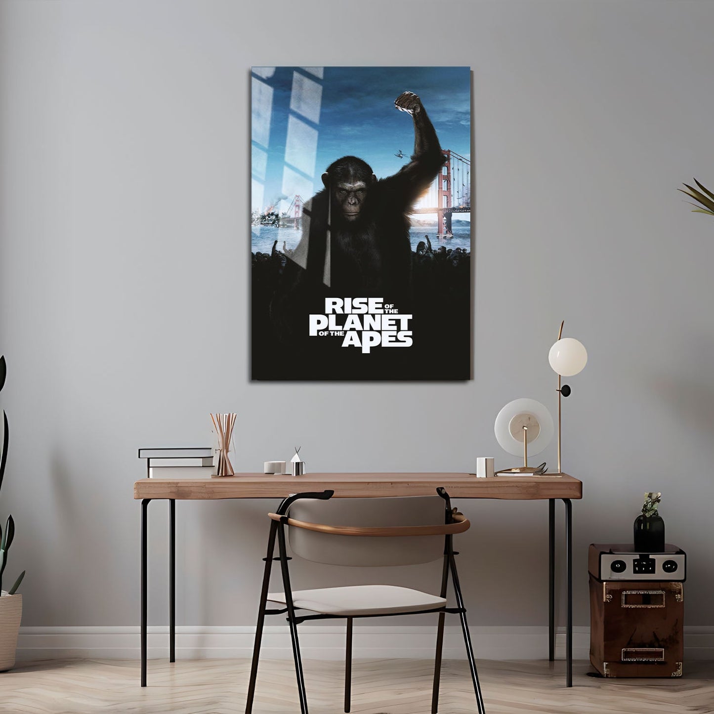 Flex Designs Metal Poster Rise of the Planet of the Apes 24 x 36" Home Goods - Movie 2011 Movie Metal Poster