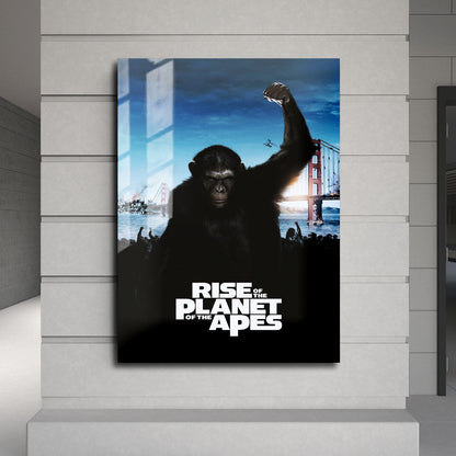 Flex Designs Metal Poster Rise of the Planet of the Apes 24 x 36" Home Goods - Movie 2011 Movie Metal Poster