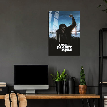 Flex Designs Metal Poster Rise of the Planet of the Apes 5 x 7" Home Goods - Movie 2011 Movie Metal Poster
