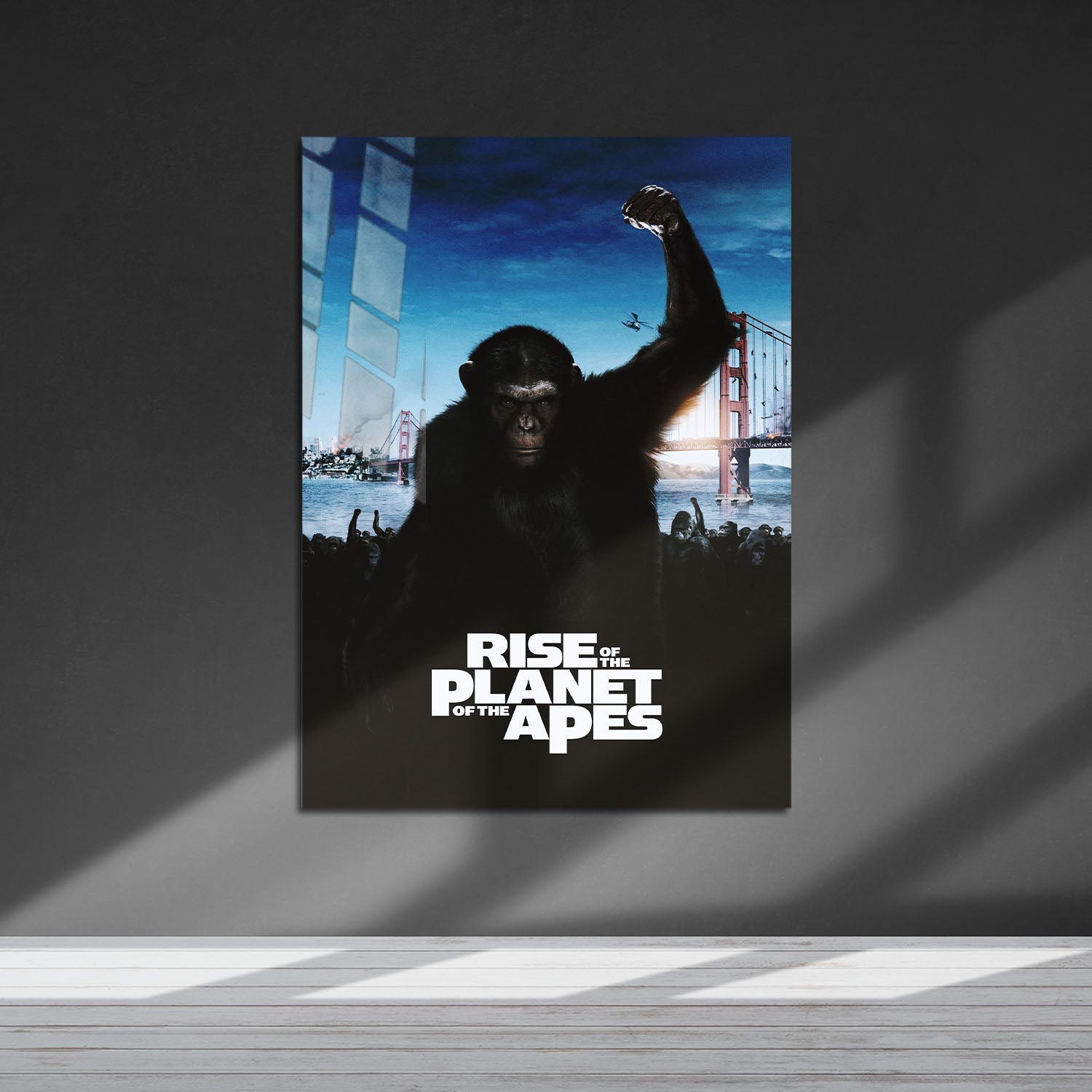 Flex Designs Metal Poster Rise of the Planet of the Apes 5 x 7" Home Goods - Movie 2011 Movie Metal Poster