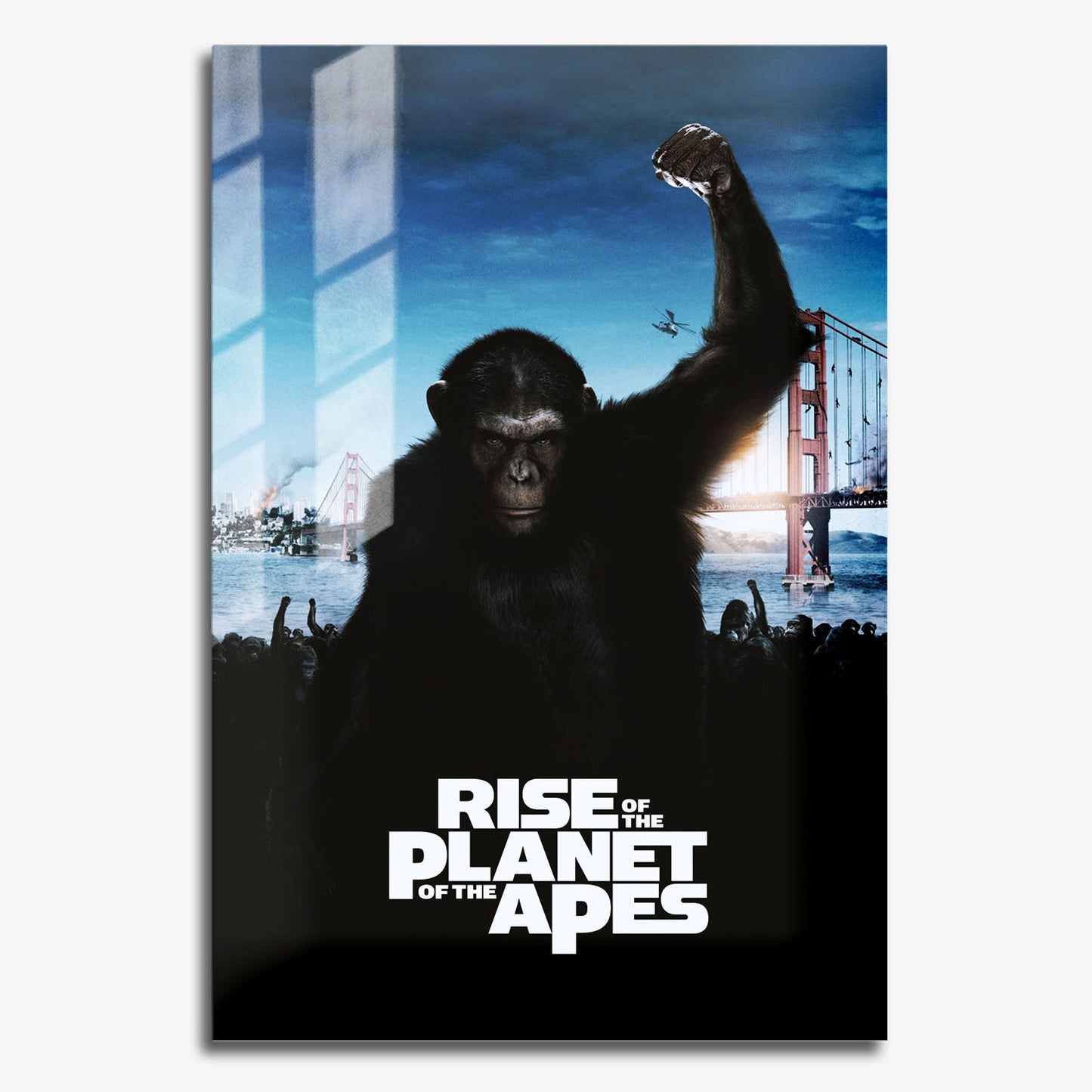 Flex Designs Metal Poster Rise of the Planet of the Apes 11 x 17" Home Goods - Movie 2011 Movie Metal Poster