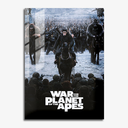 Flex Designs Metal Poster War for the Planet of the Apes 11 x 17" Home Goods - Movie 2017 Movie Metal Poster