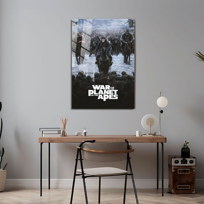 Flex Designs Metal Poster War for the Planet of the Apes 24 x 36" Home Goods - Movie 2017 Movie Metal Poster