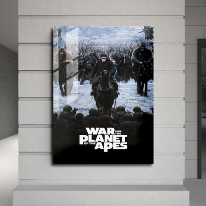 Flex Designs Metal Poster War for the Planet of the Apes 24 x 36" Home Goods - Movie 2017 Movie Metal Poster