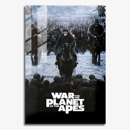 Flex Designs Metal Poster War for the Planet of the Apes 11 x 17" Home Goods - Movie 2017 Movie Metal Poster