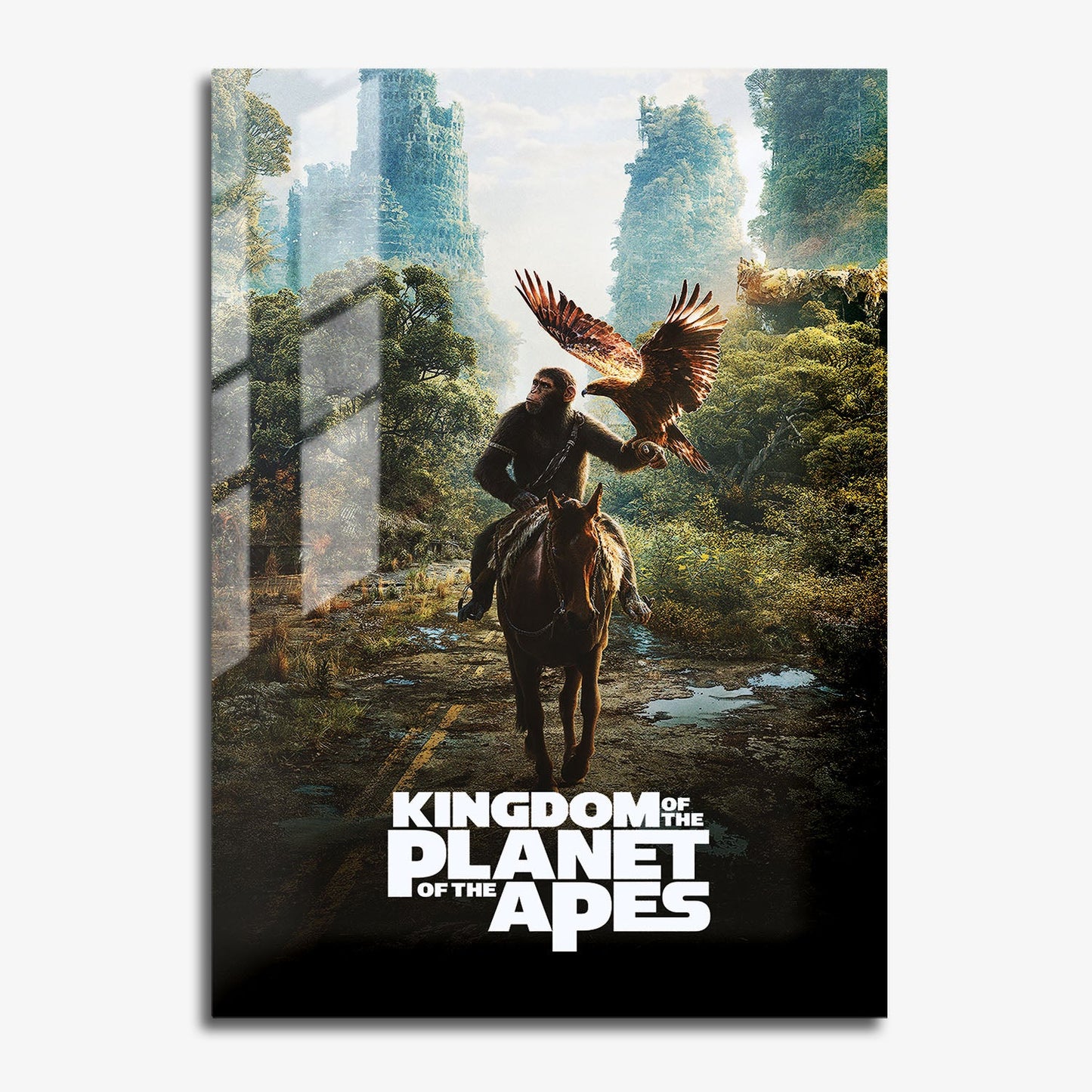 Flex Designs Metal Poster Kingdom of the Planet of the Apes 11 x 17" Home Goods - Movie 2024 Movie Metal Poster