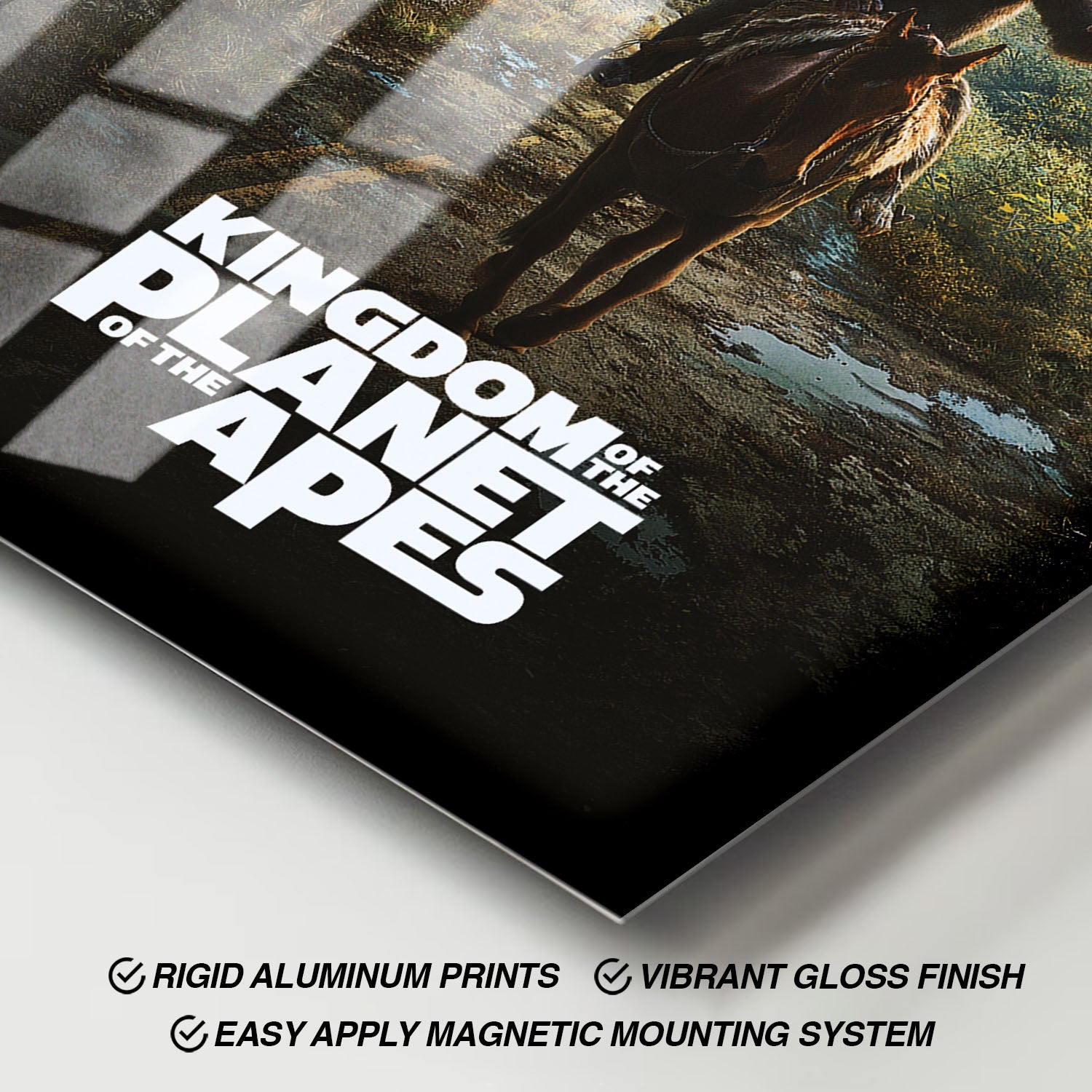 Flex Designs Metal Poster Kingdom of the Planet of the Apes 11 x 17" Home Goods - Movie 2024 Movie Metal Poster