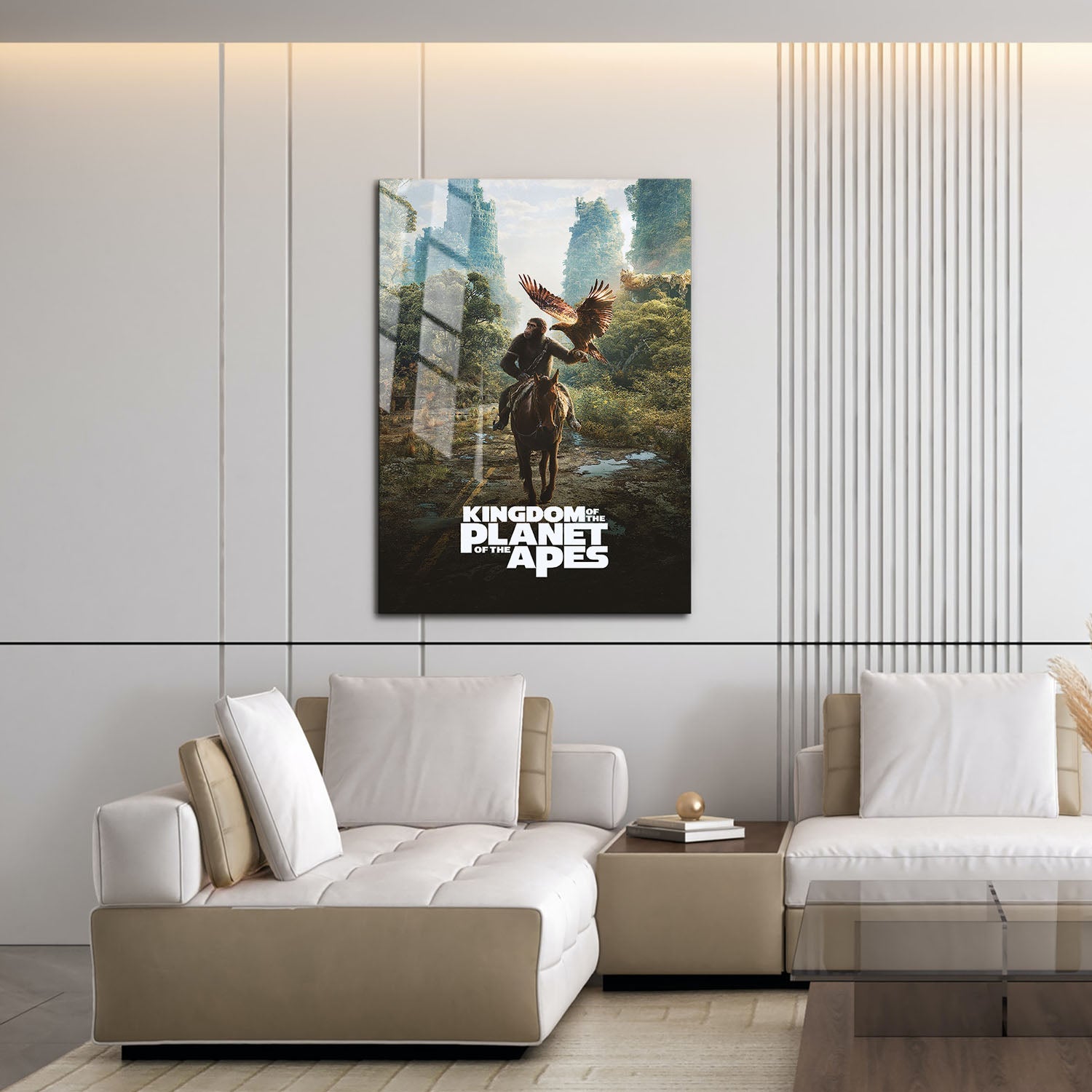 Flex Designs Metal Poster Kingdom of the Planet of the Apes 16 x 24" Home Goods - Movie 2024 Movie Metal Poster