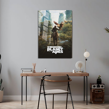 Flex Designs Metal Poster Kingdom of the Planet of the Apes 24 x 36" Home Goods - Movie 2024 Movie Metal Poster
