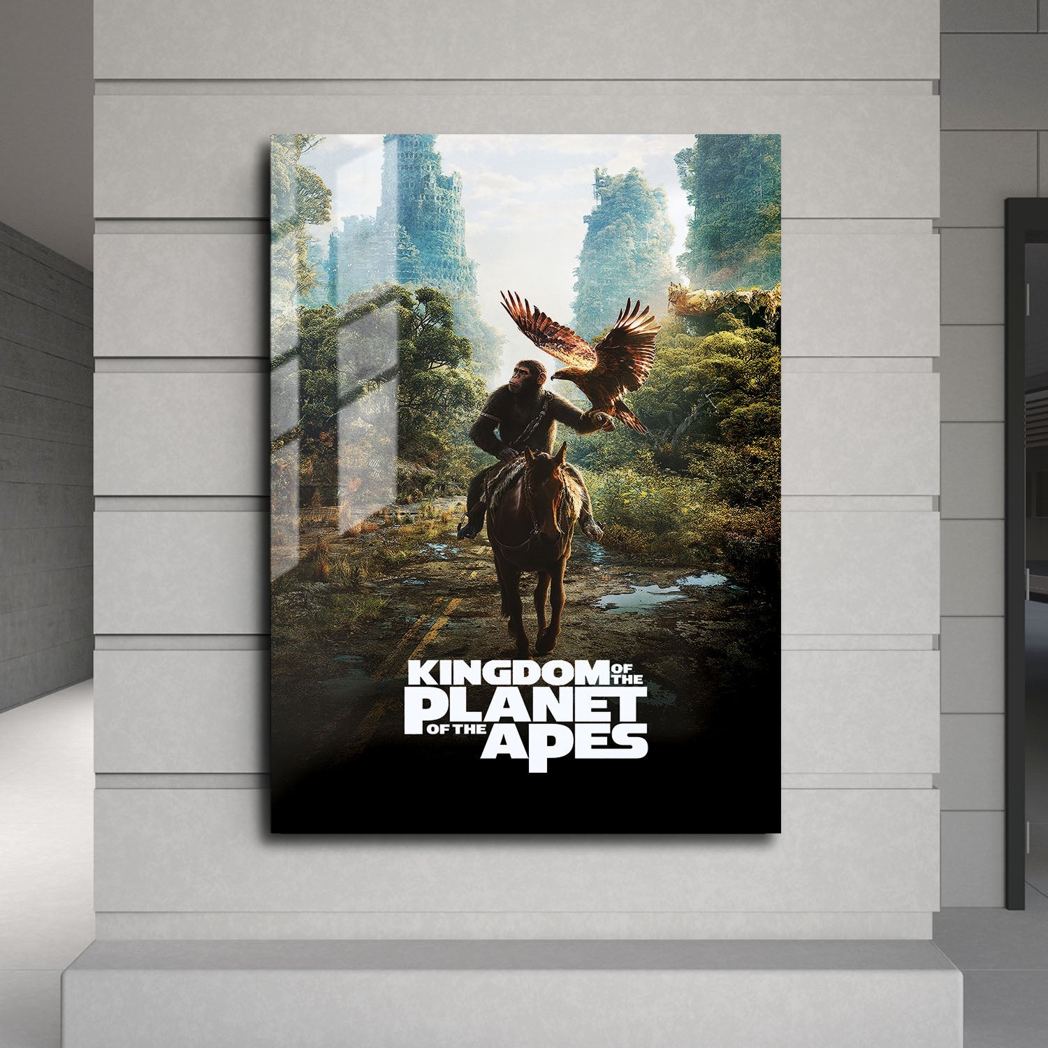 Flex Designs Metal Poster Kingdom of the Planet of the Apes 24 x 36" Home Goods - Movie 2024 Movie Metal Poster