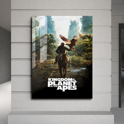 Flex Designs Metal Poster Kingdom of the Planet of the Apes 24 x 36" Home Goods - Movie 2024 Movie Metal Poster