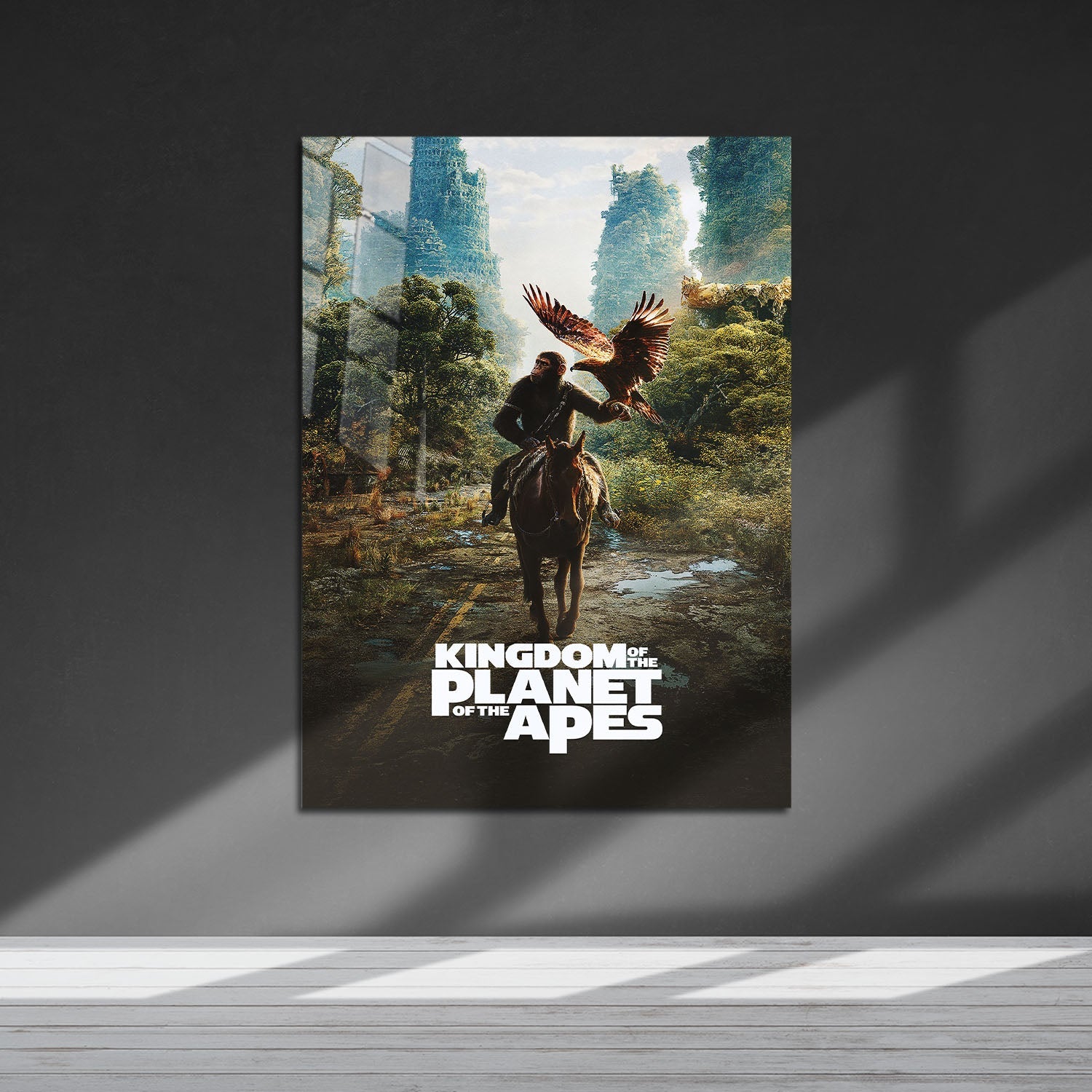 Flex Designs Metal Poster Kingdom of the Planet of the Apes 5 x 7" Home Goods - Movie 2024 Movie Metal Poster