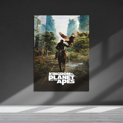 Flex Designs Metal Poster Kingdom of the Planet of the Apes 5 x 7" Home Goods - Movie 2024 Movie Metal Poster
