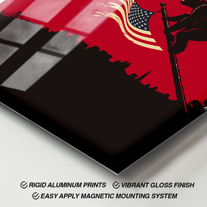 Flex Designs Metal Poster Dawn of the Planet of the Apes Minimalist 11 x 17" Home Goods - Movie 2014 Movie Metal Poster