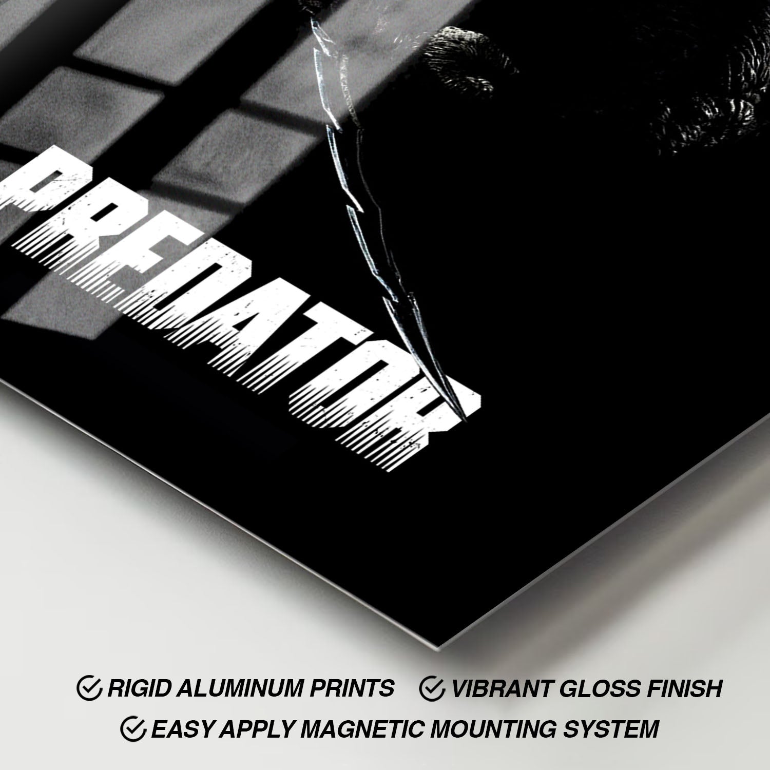 Flex Designs Metal Poster Predator Franchise 11 x 17" Home Goods - Movie  Movie Metal Poster