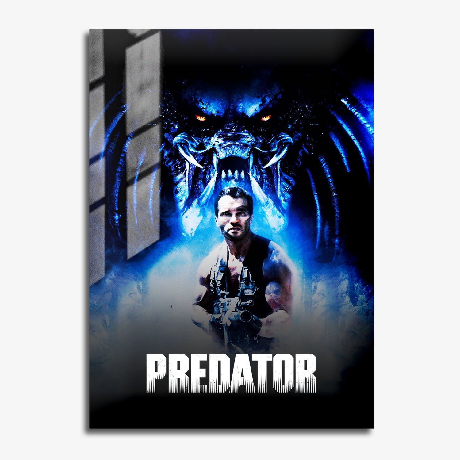 Flex Designs Metal Poster Predator 11 x 17" Home Goods - Movie 1987 Movie Metal Poster