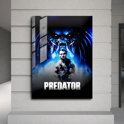 Flex Designs Metal Poster Predator 24 x 36" Home Goods - Movie 1987 Movie Metal Poster