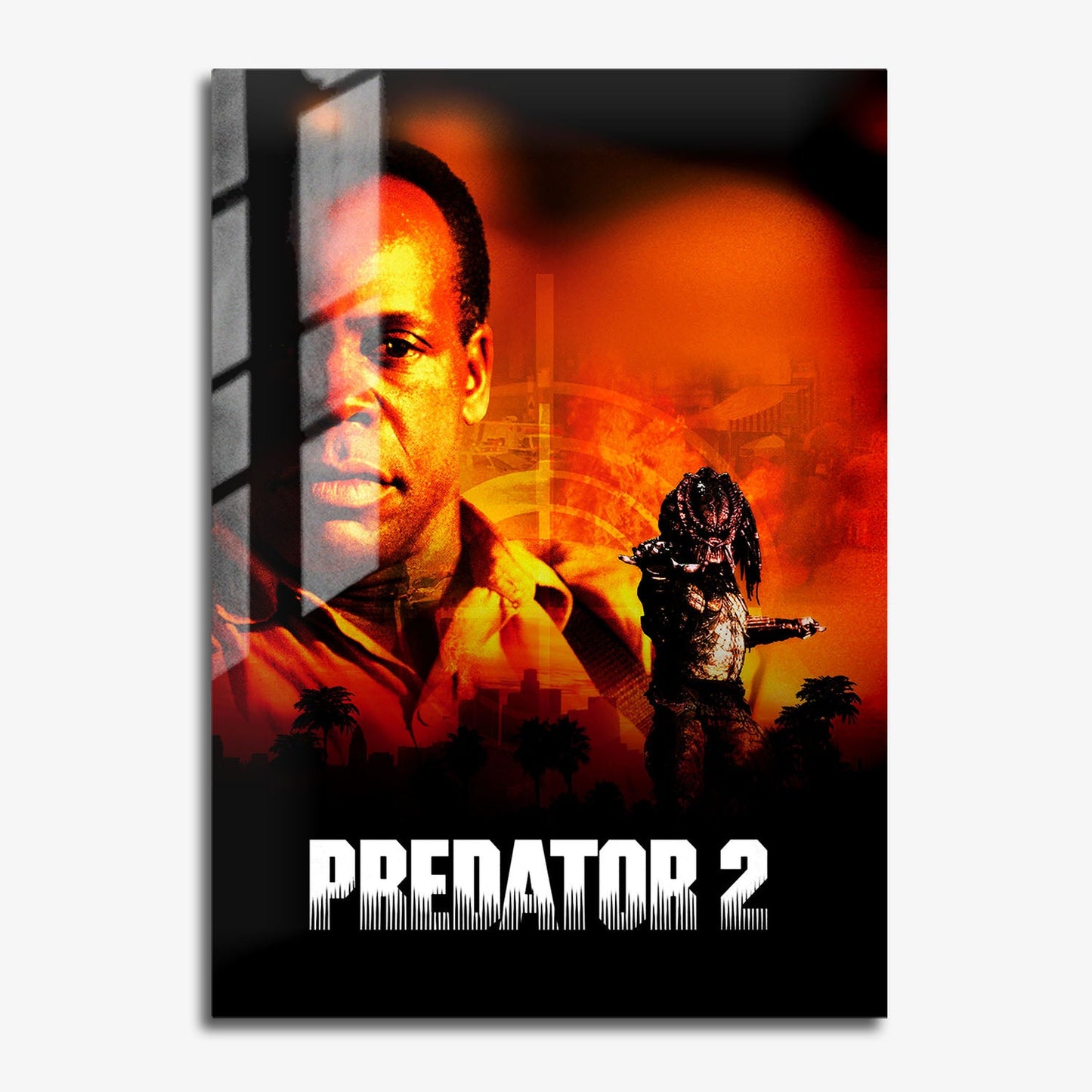 Flex Designs Metal Poster Predator 2 11 x 17" Home Goods - Movie 1990 Movie Metal Poster