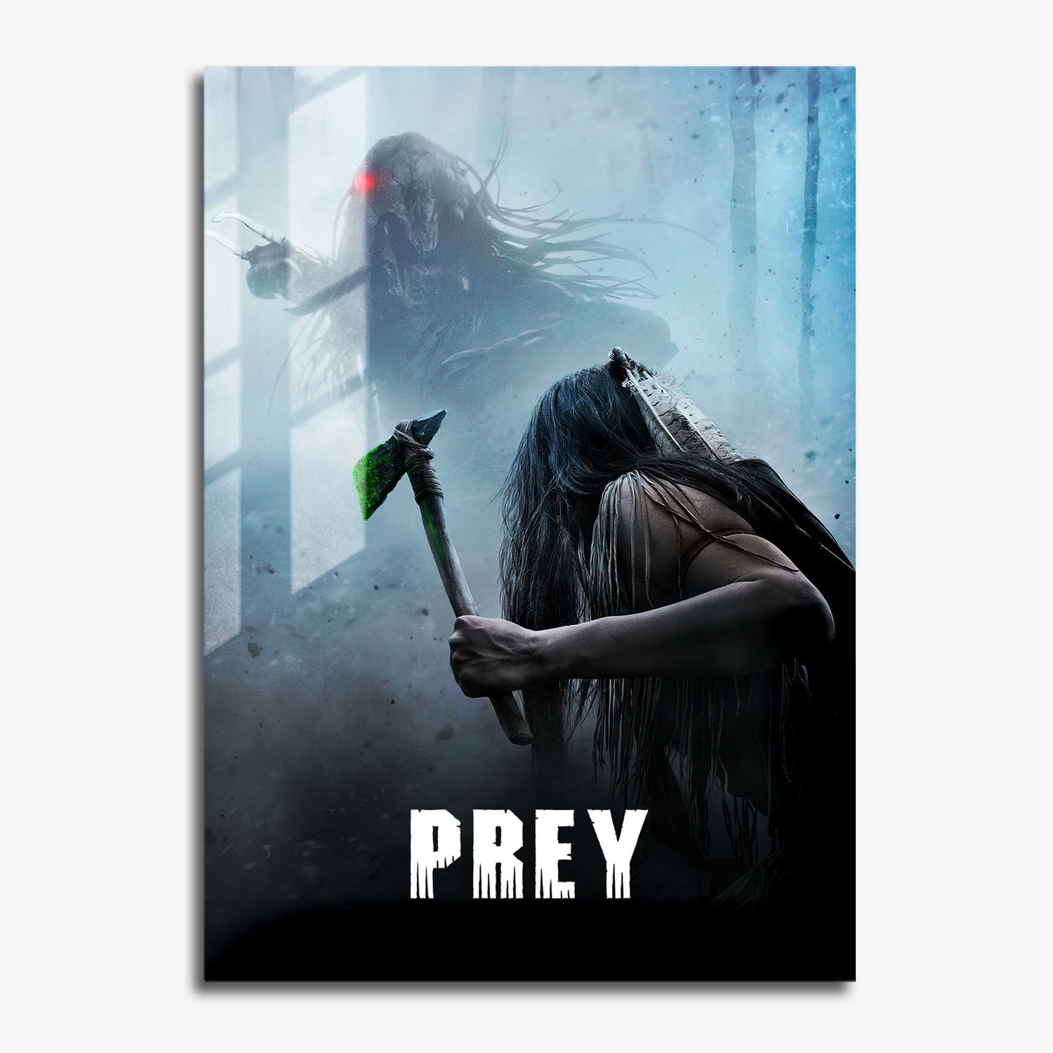 Flex Designs Metal Poster Prey 11 x 17" Home Goods - Movie 2022 Movie Metal Poster