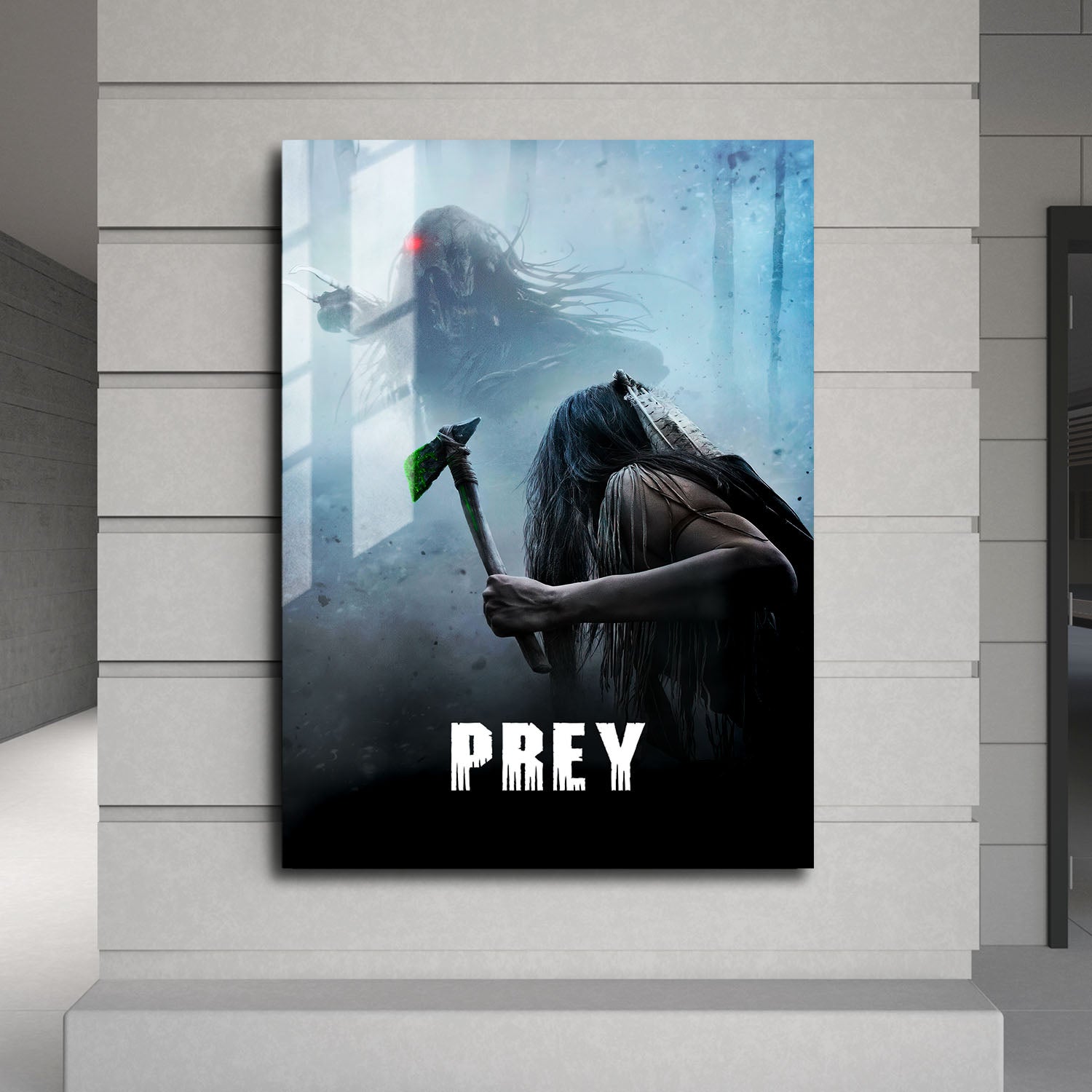 Flex Designs Metal Poster Prey 24 x 36" Home Goods - Movie 2022 Movie Metal Poster
