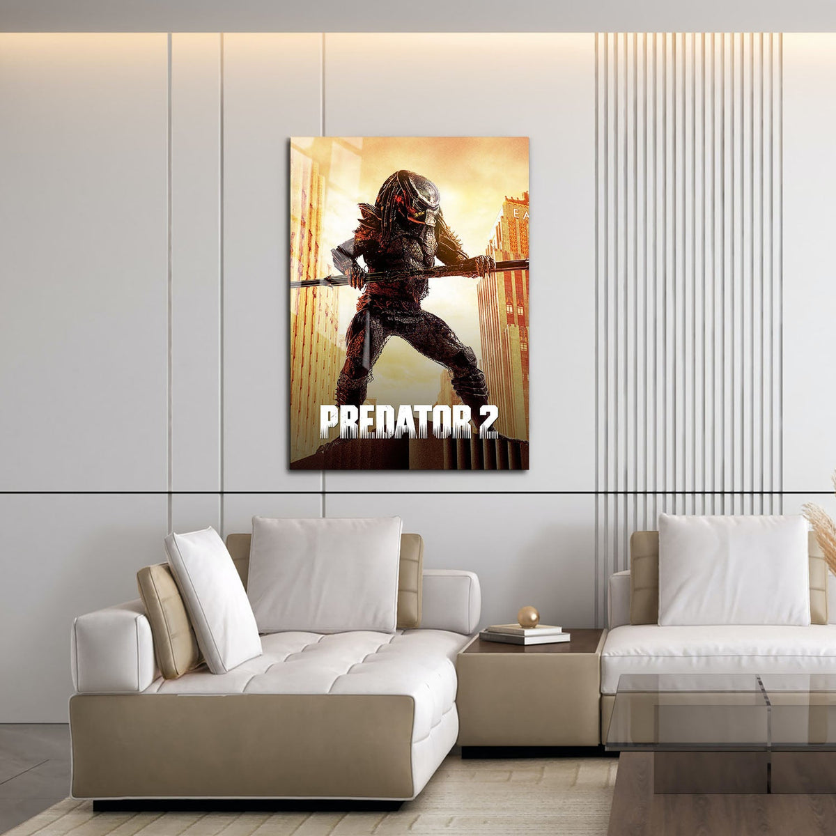 Flex Designs Metal Poster Predator 2 Classic 16 x 24" Home Goods - Movie 1990 Movie Metal Poster