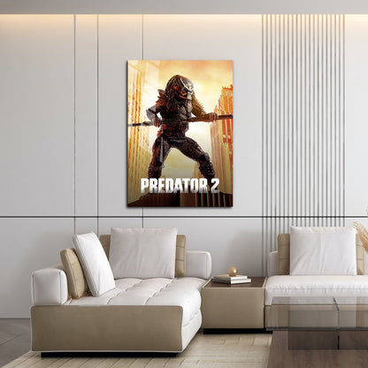 Flex Designs Metal Poster Predator 2 Classic 16 x 24" Home Goods - Movie 1990 Movie Metal Poster