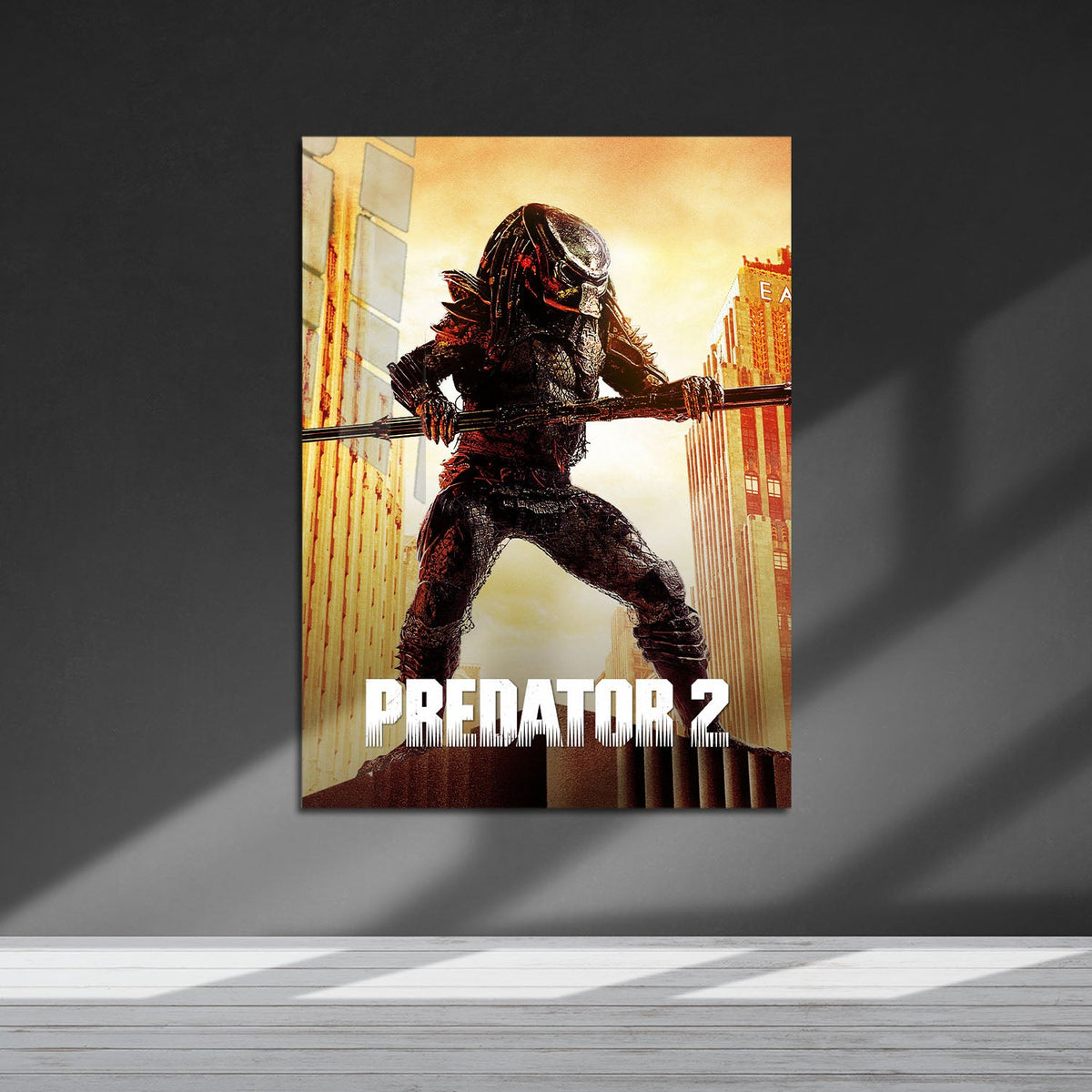 Flex Designs Metal Poster Predator 2 Classic 5 x 7" Home Goods - Movie 1990 Movie Metal Poster