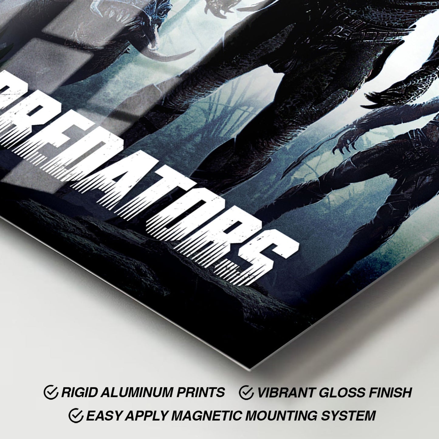 Flex Designs Metal Poster Predators Classic 11 x 17" Home Goods - Movie 2010 Movie Metal Poster