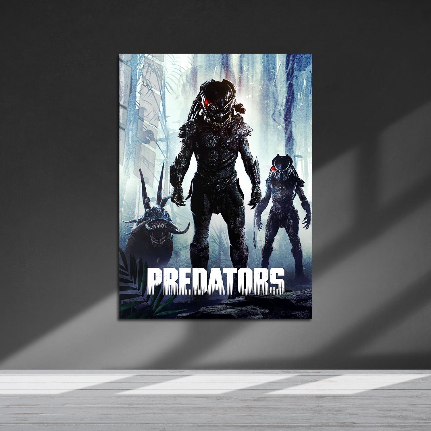 Flex Designs Metal Poster Predators Classic 5 x 7" Home Goods - Movie 2010 Movie Metal Poster