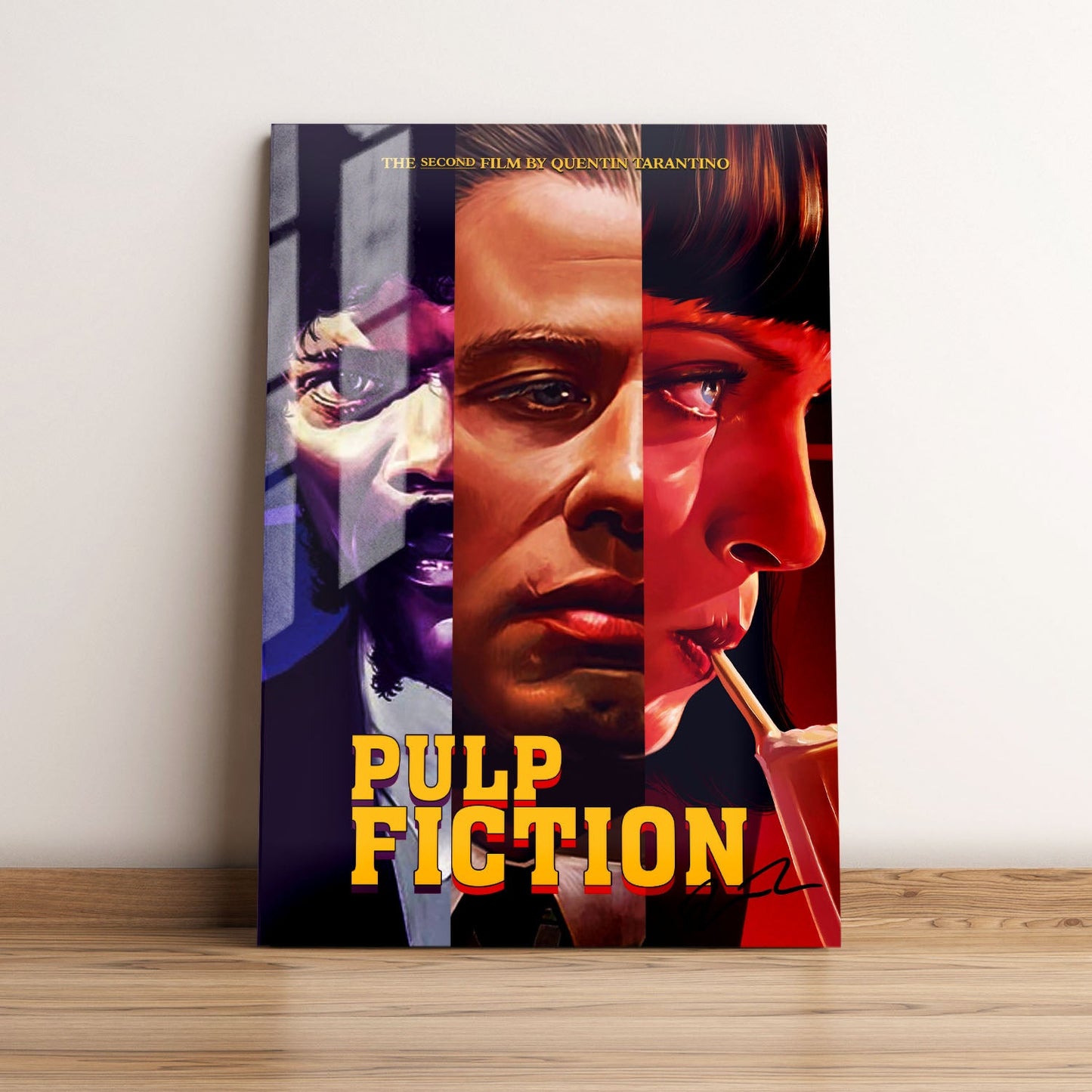 Pulp Fiction Key Art Movie Metal Poster