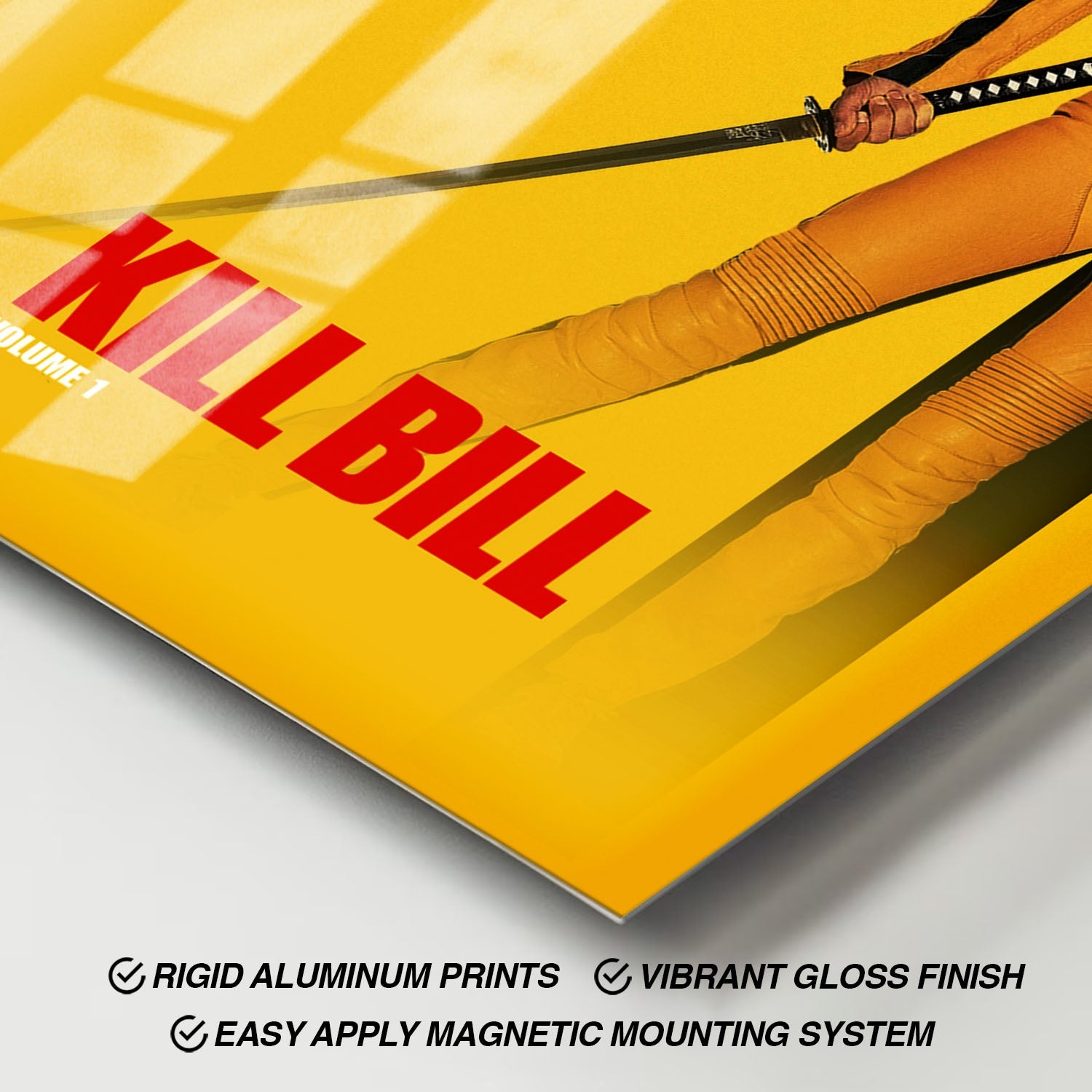 Flex Designs Metal Poster Kill Bill Vol 1 11 x 17" Home Goods - Movie 2003 Movie Metal Poster