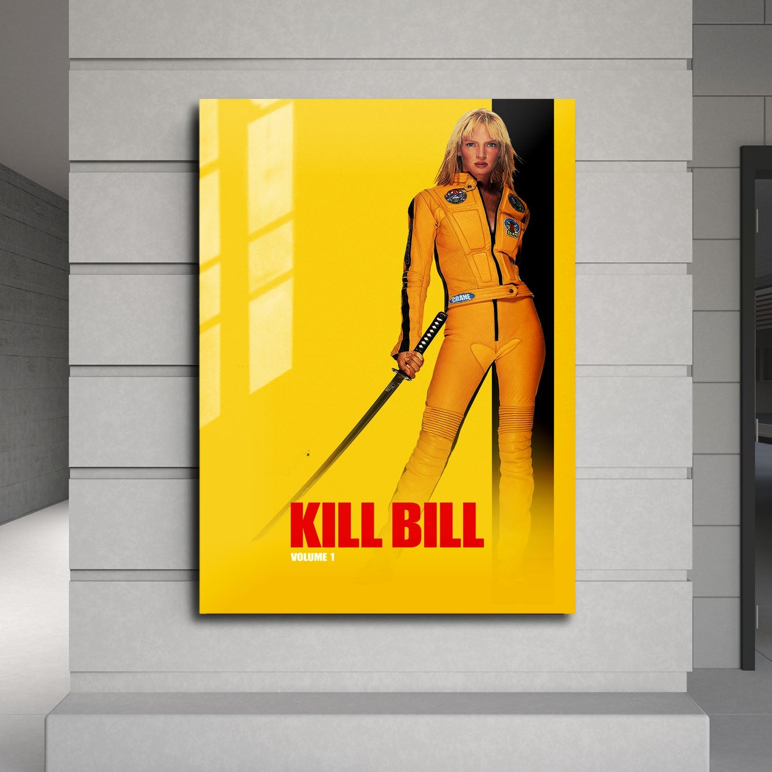Flex Designs Metal Poster Kill Bill Vol 1 24 x 36" Home Goods - Movie 2003 Movie Metal Poster