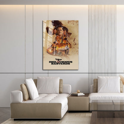 Flex Designs Metal Poster Inglourious Basterds 16 x 24" Home Goods - Movie 2009 Movie Metal Poster