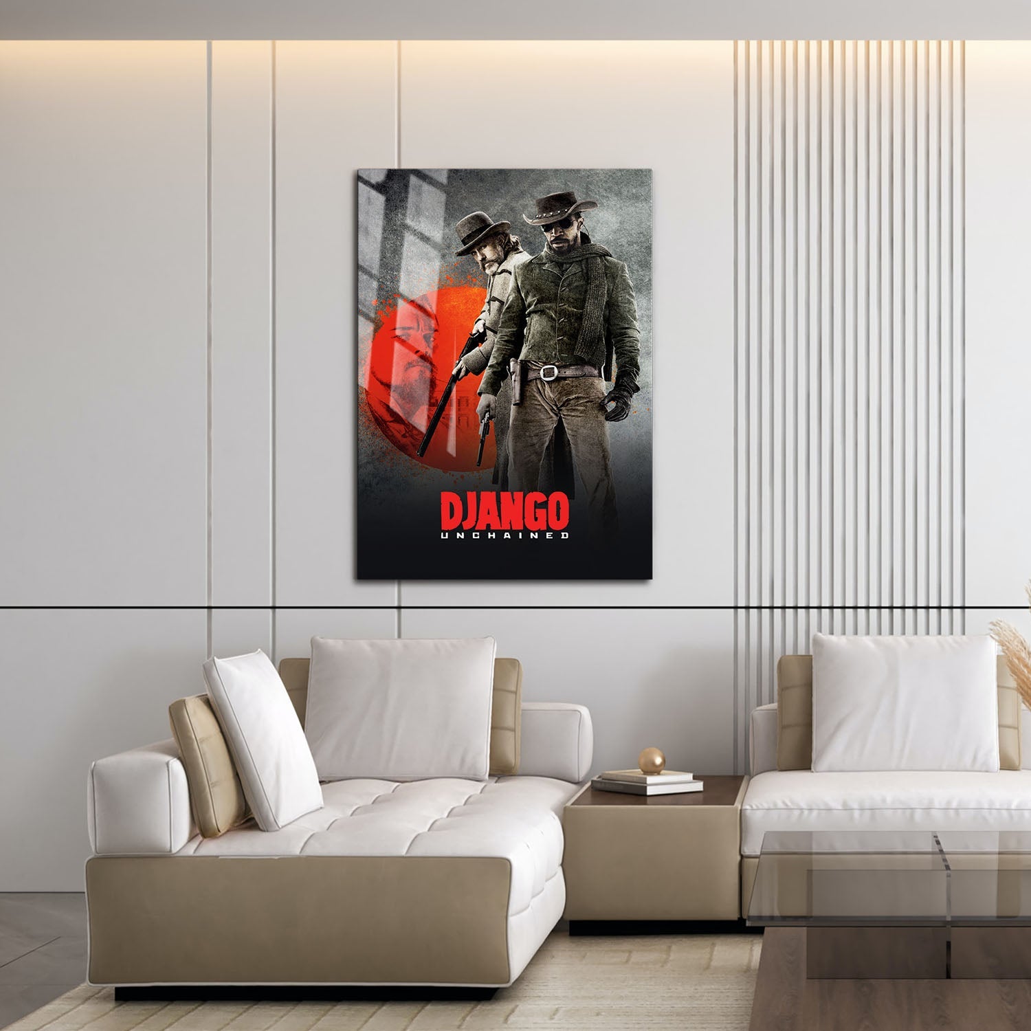 Flex Designs Metal Poster Django Unchained 16 x 24" Home Goods - Movie 2012 Movie Metal Poster