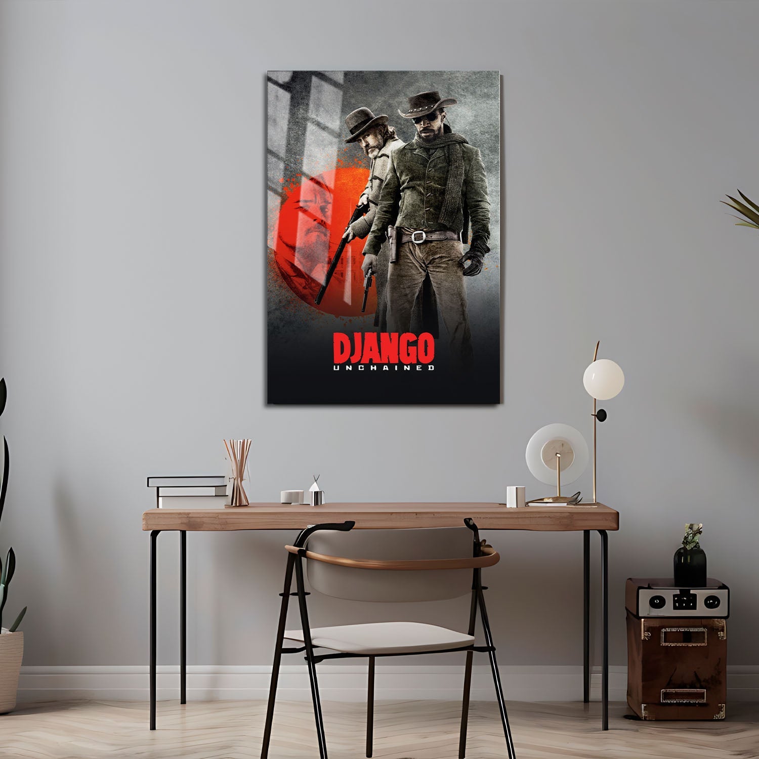 Flex Designs Metal Poster Django Unchained 24 x 36" Home Goods - Movie 2012 Movie Metal Poster