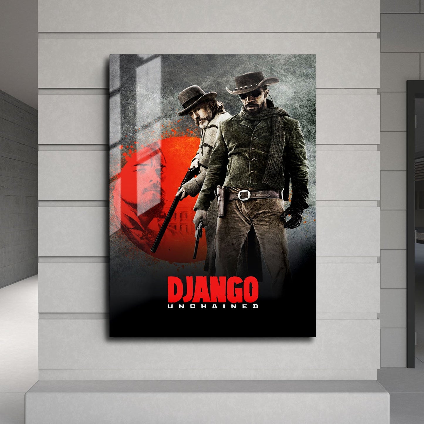 Flex Designs Metal Poster Django Unchained 24 x 36" Home Goods - Movie 2012 Movie Metal Poster