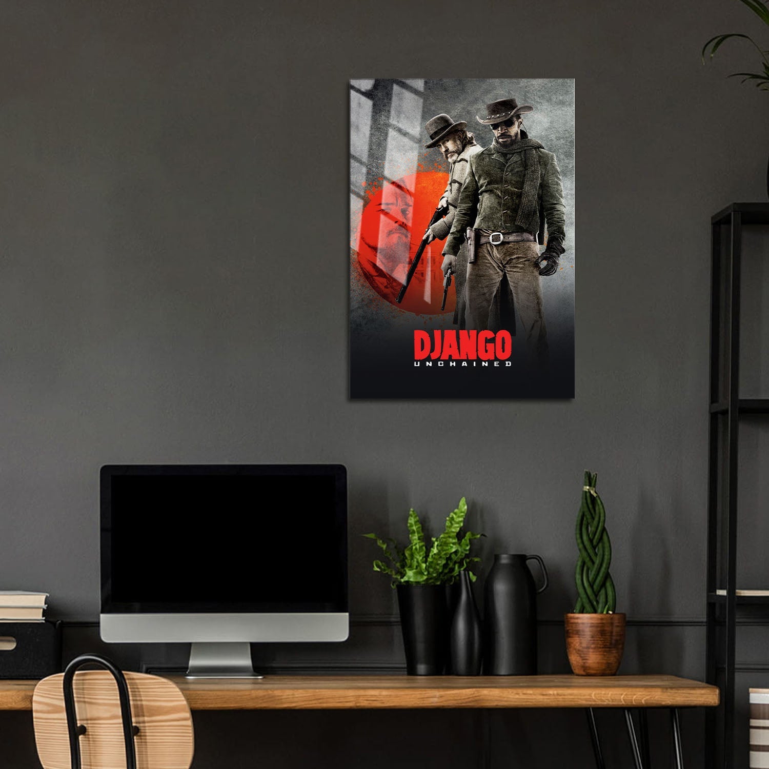 Flex Designs Metal Poster Django Unchained 5 x 7" Home Goods - Movie 2012 Movie Metal Poster