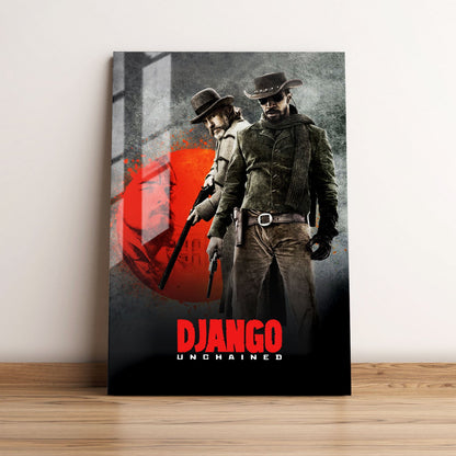Django Unchained Movie Metal Poster