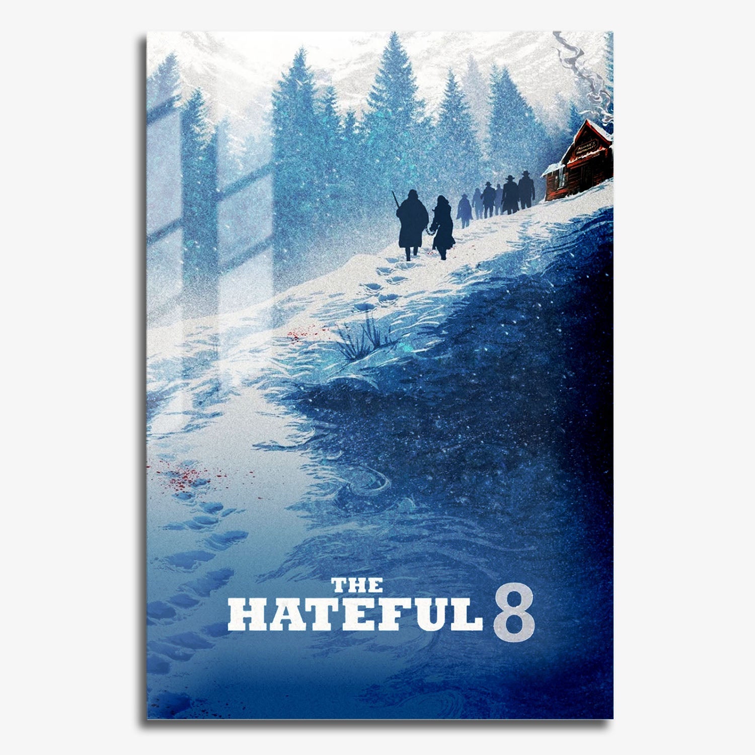 Flex Designs Metal Poster The Hateful Eight 11 x 17" Home Goods - Movie 2015 Movie Metal Poster