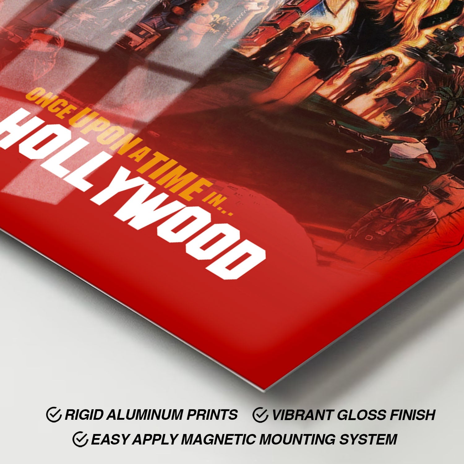 Flex Designs Metal Poster Once Upon a Time in Hollywood 11 x 17" Home Goods - Movie 2019 Movie Metal Poster