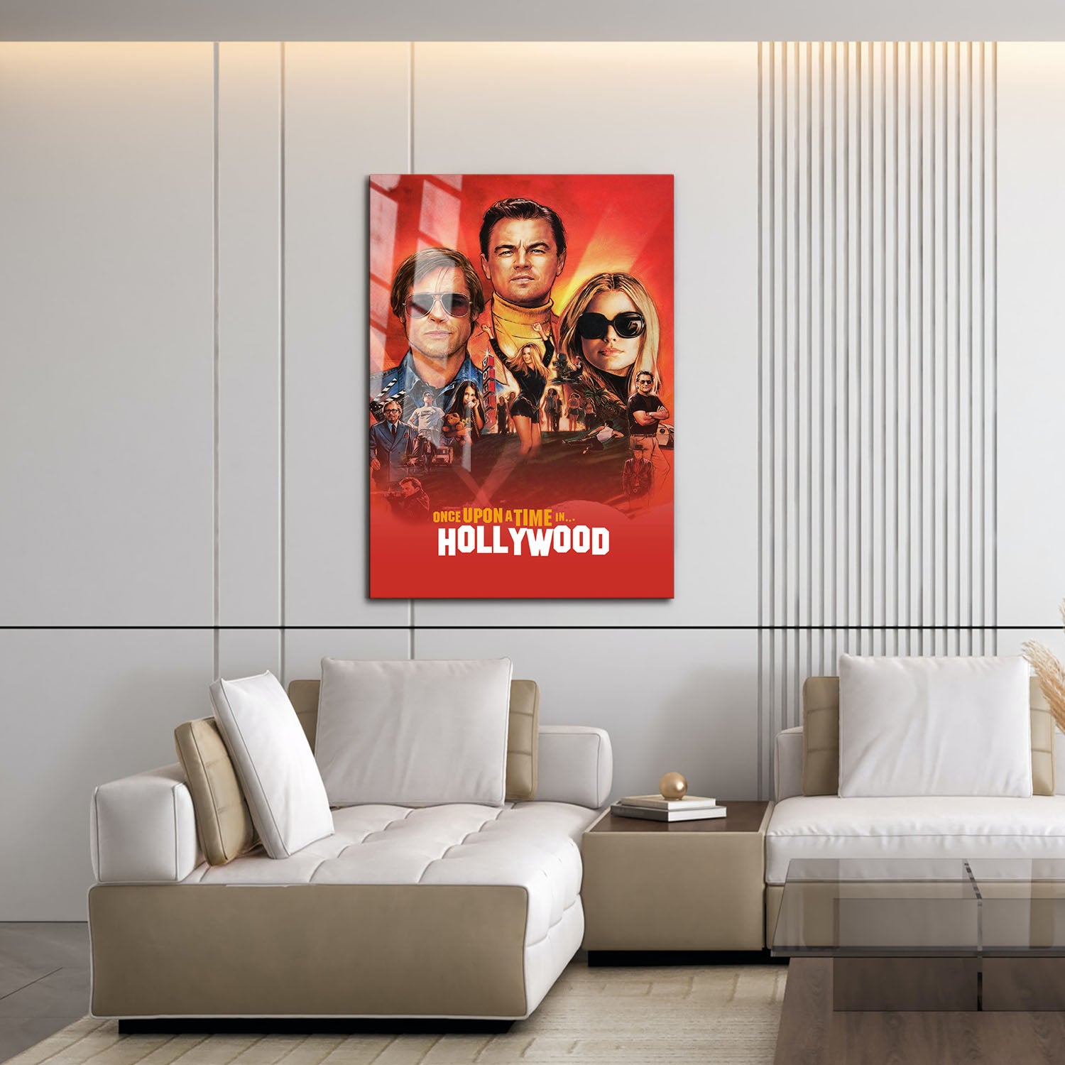 Flex Designs Metal Poster Once Upon a Time in Hollywood 16 x 24" Home Goods - Movie 2019 Movie Metal Poster