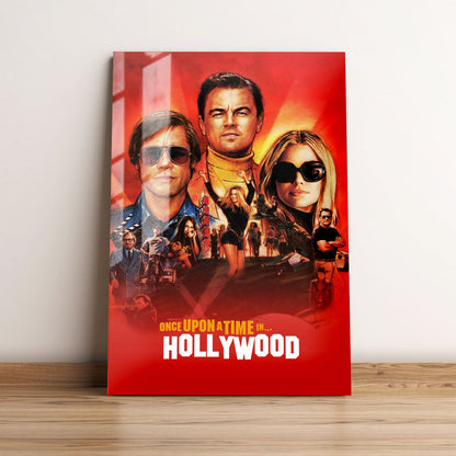 Once Upon a Time in Hollywood Movie Metal Poster