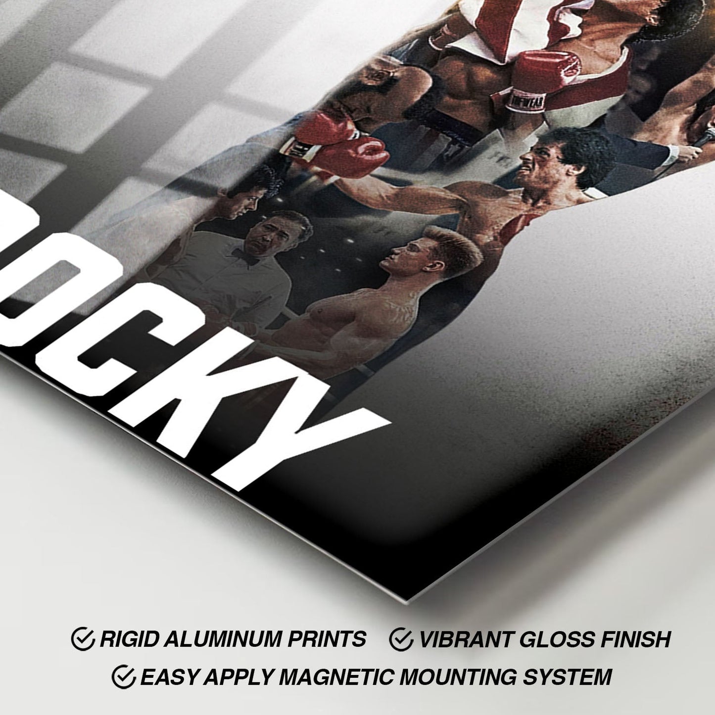 Flex Designs Metal Poster Rocky Collection Classic 11 x 17" Home Goods - Movie  Movie Metal Poster