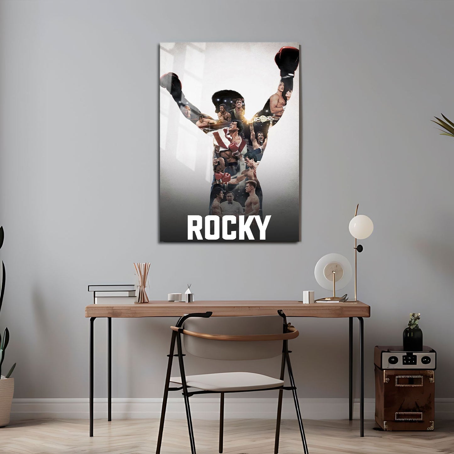 Flex Designs Metal Poster Rocky Collection Classic 24 x 36" Home Goods - Movie  Movie Metal Poster