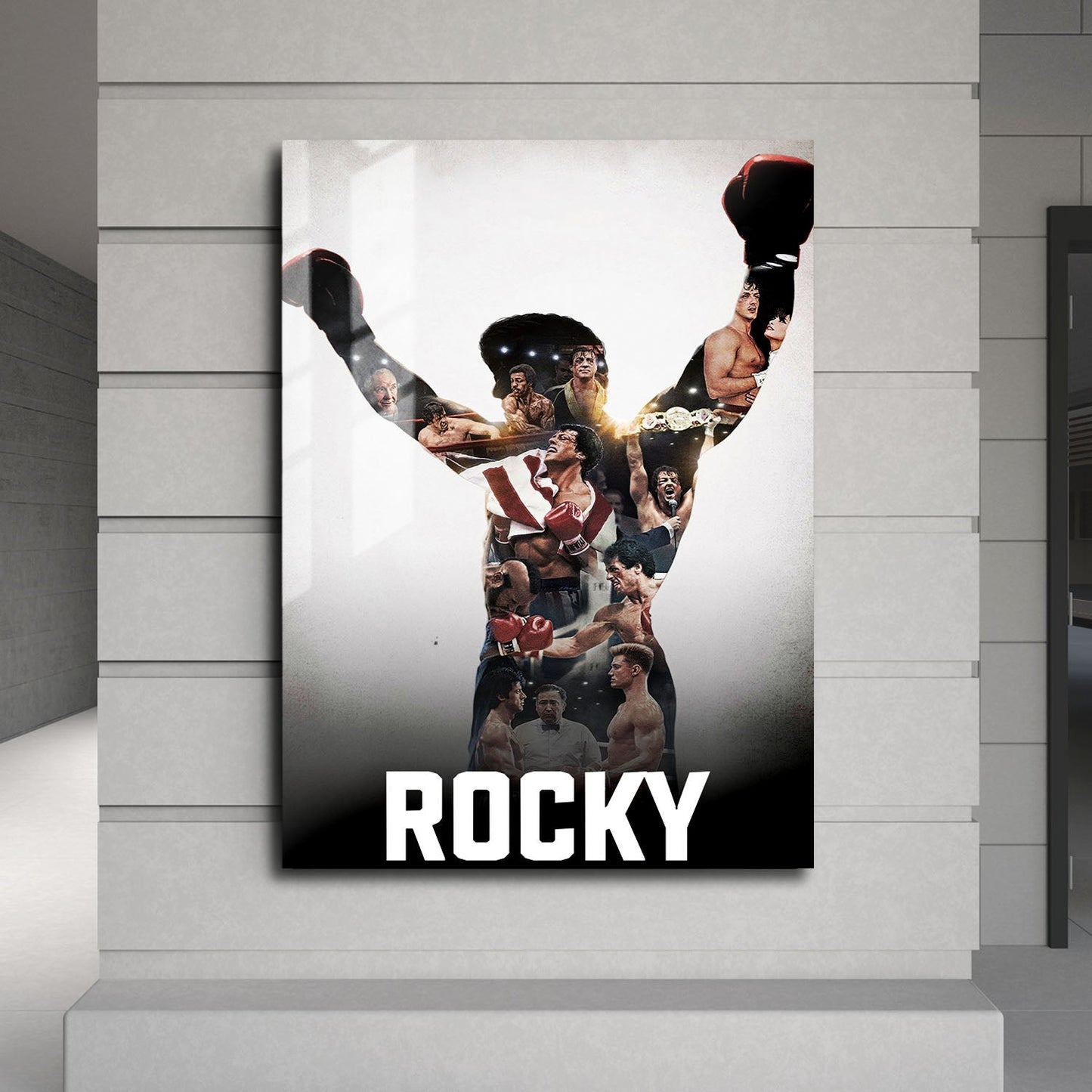 Flex Designs Metal Poster Rocky Collection Classic 24 x 36" Home Goods - Movie  Movie Metal Poster